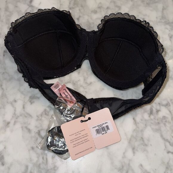 NWT AGENT PROVOCATEUR STRAPLESS LACE BRA 34B - Picture 4 of 13
